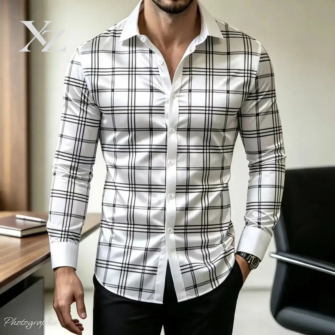 Hot Sale Men's Slim Fit Long S - огляд і ціна Mens Satin Silk Dress Shirt