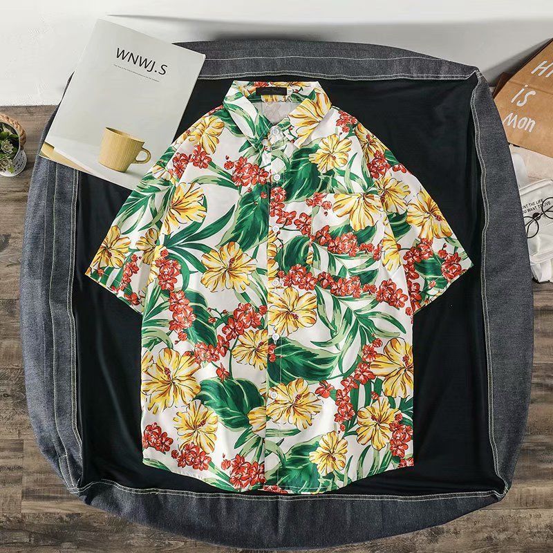 Vintage Floral Short Sleeve Me - огляд і ціна Vintage Hawaiian Floral Shirt