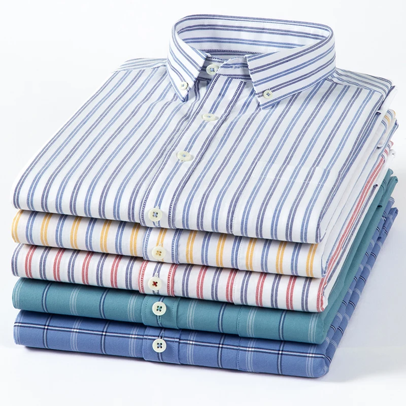 2023 New Pure Cotton Oxford Me - огляд і ціна Oxford Cotton Casual Shirt Business